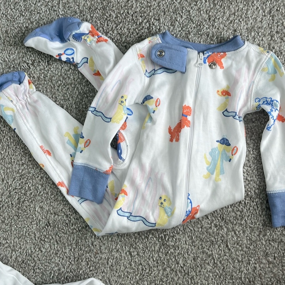 TBBC Detective pajama footie onesie